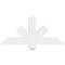 Ekena Millwork Kennewick Architectural Grade PVC Gable Bracket, 36"W x 16 1/2"H x 2"D x 4"F, 11/12 Pitch GBP036X17X0204KEN00 - alternate 3